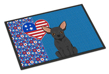 Load image into Gallery viewer, Black Chihuahua USA American Doormat - 24x36 Decorative Floor Mat – Indoor/Outdoor Rug with Artistic Flair