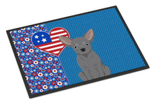 Load image into Gallery viewer, Blue Chihuahua USA American Doormat - 24x36 Decorative Floor Mat – Indoor/Outdoor Rug with Artistic Flair