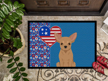 Load image into Gallery viewer, Gold Chihuahua USA American Doormat - 24x36 Decorative Floor Mat – Indoor/Outdoor Rug with Artistic Flair
