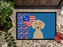 Load image into Gallery viewer, Cream Dachshund USA American Doormat - 24x36 Decorative Floor Mat – Indoor/Outdoor Rug with Artistic Flair