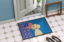 Load image into Gallery viewer, Cream Dachshund USA American Doormat - 24x36 Decorative Floor Mat – Indoor/Outdoor Rug with Artistic Flair