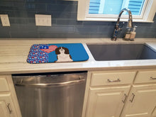 Load image into Gallery viewer, Liver English Springer Spaniel USA American Dish Drying Mat – Absorbent, Artistic Kitchen Essentials