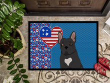 Load image into Gallery viewer, Black French Bulldog USA American Doormat - 24x36 Decorative Floor Mat – Indoor/Outdoor Rug with Artistic Flair