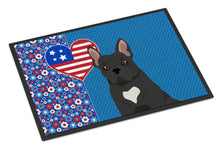 Load image into Gallery viewer, Black French Bulldog USA American Doormat - 24x36 Decorative Floor Mat – Indoor/Outdoor Rug with Artistic Flair