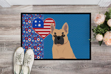 Load image into Gallery viewer, Fawn French Bulldog USA American Doormat - 24x36 Decorative Floor Mat – Indoor/Outdoor Rug with Artistic Flair
