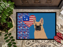 Load image into Gallery viewer, Fawn French Bulldog USA American Doormat - 24x36 Decorative Floor Mat – Indoor/Outdoor Rug with Artistic Flair