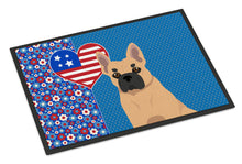 Load image into Gallery viewer, Fawn French Bulldog USA American Doormat - 24x36 Decorative Floor Mat – Indoor/Outdoor Rug with Artistic Flair