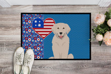 Load image into Gallery viewer, Cream Golden Retriever USA American Doormat - 24x36 Decorative Floor Mat – Indoor/Outdoor Rug with Artistic Flair