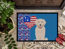 Load image into Gallery viewer, Cream Golden Retriever USA American Doormat - 24x36 Decorative Floor Mat – Indoor/Outdoor Rug with Artistic Flair