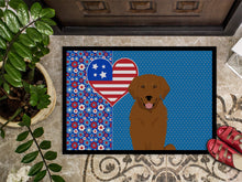 Load image into Gallery viewer, Mahogany Golden Retriever USA American Doormat - 24x36 Decorative Floor Mat – Indoor/Outdoor Rug with Artistic Flair