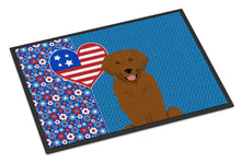 Load image into Gallery viewer, Mahogany Golden Retriever USA American Doormat - 24x36 Decorative Floor Mat – Indoor/Outdoor Rug with Artistic Flair