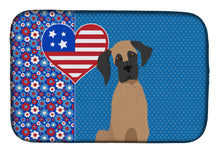 Load image into Gallery viewer, Fawn Great Dane USA American Dish Drying Mat – Absorbent, Artistic Kitchen Essentials