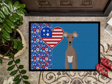 Load image into Gallery viewer, Fawn Italian Greyhound USA American Doormat - 24x36 Decorative Floor Mat – Indoor/Outdoor Rug with Artistic Flair
