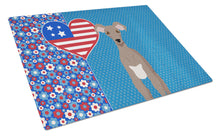 Load image into Gallery viewer, Fawn Italian Greyhound USA American Glass Cutting Boards – Durable, Decorative Kitchen Art Large