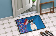 Load image into Gallery viewer, Black White Smooth Jack Russell Terrier USA American Doormat - 24x36 Decorative Floor Mat – Indoor/Outdoor Rug with Artistic Flair