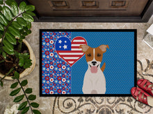 Load image into Gallery viewer, Brown White Smooth Jack Russell Terrier USA American Doormat - 24x36 Decorative Floor Mat – Indoor/Outdoor Rug with Artistic Flair