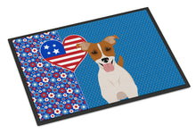 Load image into Gallery viewer, Brown White Smooth Jack Russell Terrier USA American Doormat - 24x36 Decorative Floor Mat – Indoor/Outdoor Rug with Artistic Flair