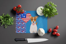Load image into Gallery viewer, Brown White Smooth Jack Russell Terrier USA American Glass Cutting Boards – Durable, Decorative Kitchen Art Large