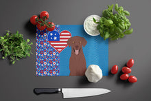 Load image into Gallery viewer, Chocolate Labrador Retriever USA American Glass Cutting Boards – Durable, Decorative Kitchen Art Large