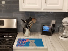 Load image into Gallery viewer, Gray Labrador Retriever USA American Glass Cutting Boards – Durable, Decorative Kitchen Art Large