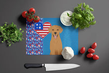 Load image into Gallery viewer, Red Fox Labrador Retriever USA American Glass Cutting Boards – Durable, Decorative Kitchen Art Large