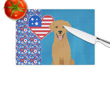 Load image into Gallery viewer, Red Fox Labrador Retriever USA American Glass Cutting Boards – Durable, Decorative Kitchen Art Large