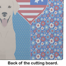 Load image into Gallery viewer, Yellow Labrador Retriever USA American Glass Cutting Boards – Durable, Decorative Kitchen Art Large