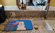 Load image into Gallery viewer, Old English Sheepdog USA American Dish Drying Mat – Absorbent, Artistic Kitchen Essentials