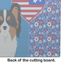 Load image into Gallery viewer, Tricolor Papillon USA American Glass Cutting Boards – Durable, Decorative Kitchen Art Large