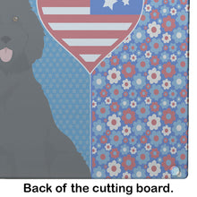 Load image into Gallery viewer, Standard Black Poodle USA American Glass Cutting Boards – Durable, Decorative Kitchen Art Large