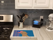 Load image into Gallery viewer, Toy Apricot Poodle USA American Glass Cutting Boards – Durable, Decorative Kitchen Art Large