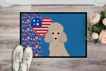 Load image into Gallery viewer, Toy Cream Poodle USA American Doormat - 24x36 Decorative Floor Mat – Indoor/Outdoor Rug with Artistic Flair