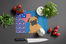 Load image into Gallery viewer, Apricot Pug USA American Glass Cutting Boards – Durable, Decorative Kitchen Art Large
