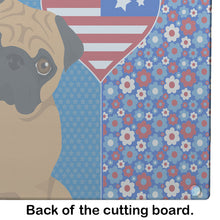 Load image into Gallery viewer, Apricot Pug USA American Glass Cutting Boards – Durable, Decorative Kitchen Art Large