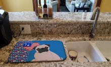 Load image into Gallery viewer, Fawn Pug USA American Dish Drying Mat – Absorbent, Artistic Kitchen Essentials