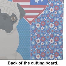 Load image into Gallery viewer, Fawn Pug USA American Glass Cutting Boards – Durable, Decorative Kitchen Art Large