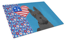 Load image into Gallery viewer, Black Scottish Terrier USA American Glass Cutting Boards – Durable, Decorative Kitchen Art Large