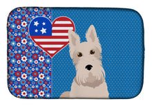 Load image into Gallery viewer, Wheaten Scottish Terrier USA American Dish Drying Mat – Absorbent, Artistic Kitchen Essentials