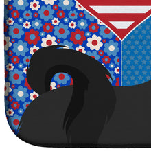Load image into Gallery viewer, Black Shih Tzu USA American Dish Drying Mat – Absorbent, Artistic Kitchen Essentials