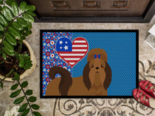 Load image into Gallery viewer, Red Shih Tzu USA American Doormat - 24x36 Decorative Floor Mat – Indoor/Outdoor Rug with Artistic Flair