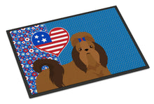 Load image into Gallery viewer, Red Shih Tzu USA American Doormat - 24x36 Decorative Floor Mat – Indoor/Outdoor Rug with Artistic Flair