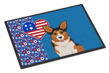 Load image into Gallery viewer, Sable Pembroke Corgi USA American Doormat - 24x36 Decorative Floor Mat – Indoor/Outdoor Rug with Artistic Flair