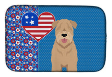 Load image into Gallery viewer, Red Wheaten Terrier USA American Dish Drying Mat – Absorbent, Artistic Kitchen Essentials