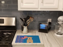 Load image into Gallery viewer, Red Wheaten Terrier USA American Glass Cutting Boards – Durable, Decorative Kitchen Art Large