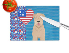 Load image into Gallery viewer, Red Wheaten Terrier USA American Glass Cutting Boards – Durable, Decorative Kitchen Art Large