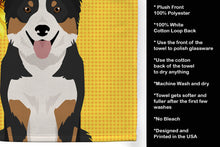 Load image into Gallery viewer, Summer Sunflowers Tricolor Border Collie Kitchen Towel