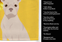 Load image into Gallery viewer, Summer Sunflowers White Boston Terrier Kitchen Towel
