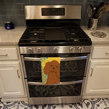 Load image into Gallery viewer, Summer Sunflowers Ruby Cavalier Spaniel Kitchen Towel
