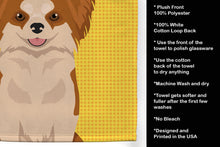 Load image into Gallery viewer, Summer Sunflowers Longhaired Red and White Chihuahua Kitchen Towel