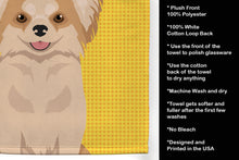 Load image into Gallery viewer, Summer Sunflowers Longhaired Gold and White Chihuahua Kitchen Towel